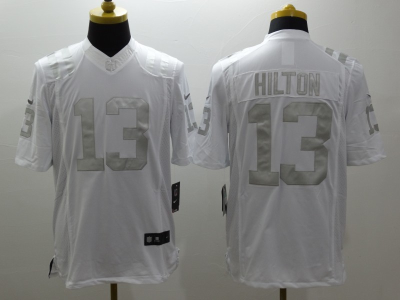 Men's Indianapolis Colts T.Y. Hilton #13 White Jersey
